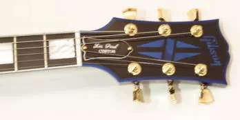 Les Paul Custom Widow Electric Guitar - Translucent Blue